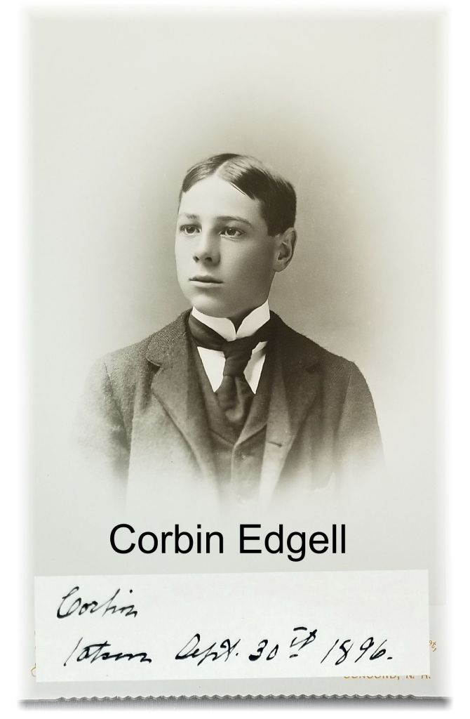 Historic photograph of Corbin Edgell, grandson of Austin Corbin, injured in the 1896 accident