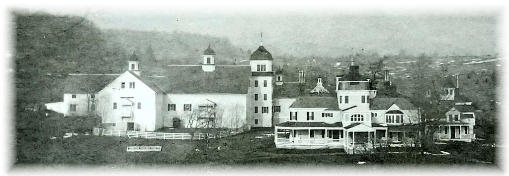 Photo of the Corbin Estate in Newport, NH (circa 1890s)